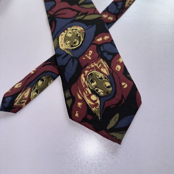 J Garcia 100% Silk Tie ( rn 62830) 58L 3.75W - Picture 3 of 4